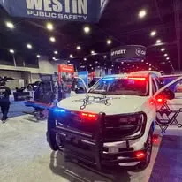 Police truck at Westin Public Safety trade show